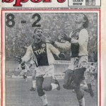 Voorpagina Parool - Ajax-Feyenoord 8-2