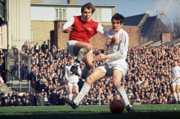 Arsenal v Leeds United ergens in de jaren '70