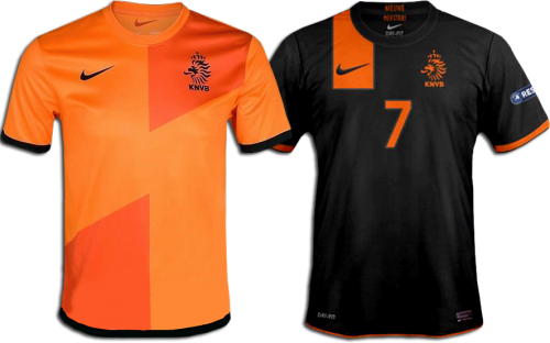 De Nederlands Elftal shirts voor het EK2012