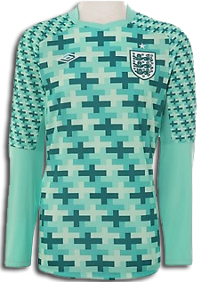 Het Engeland keeper shirt voor Euro2012