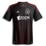 Ajax uitshirt zwart