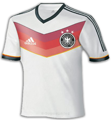 Duitsland 2014 thuisshirt