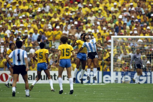 WK1982: Argentinië-Brazilie