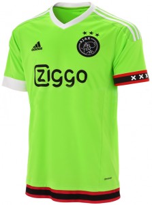 Ajax uitshirt 2015-2016: ajaxshop.nl