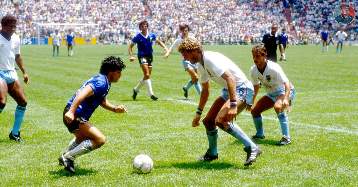 Maradona zet aan voor de dribbel van zijn leven tegen Engeland in 1986