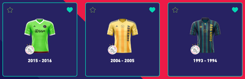 Ajax lelijkste uitshirt Top3