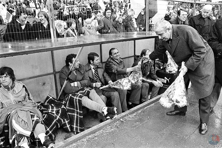Kampioenswedstrijd Ajax in 1977 - foto: Nationaal archief