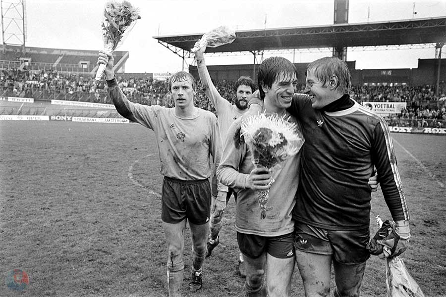 Kampioenswedstrijd Ajax in 1977 - foto: Nationaal archief